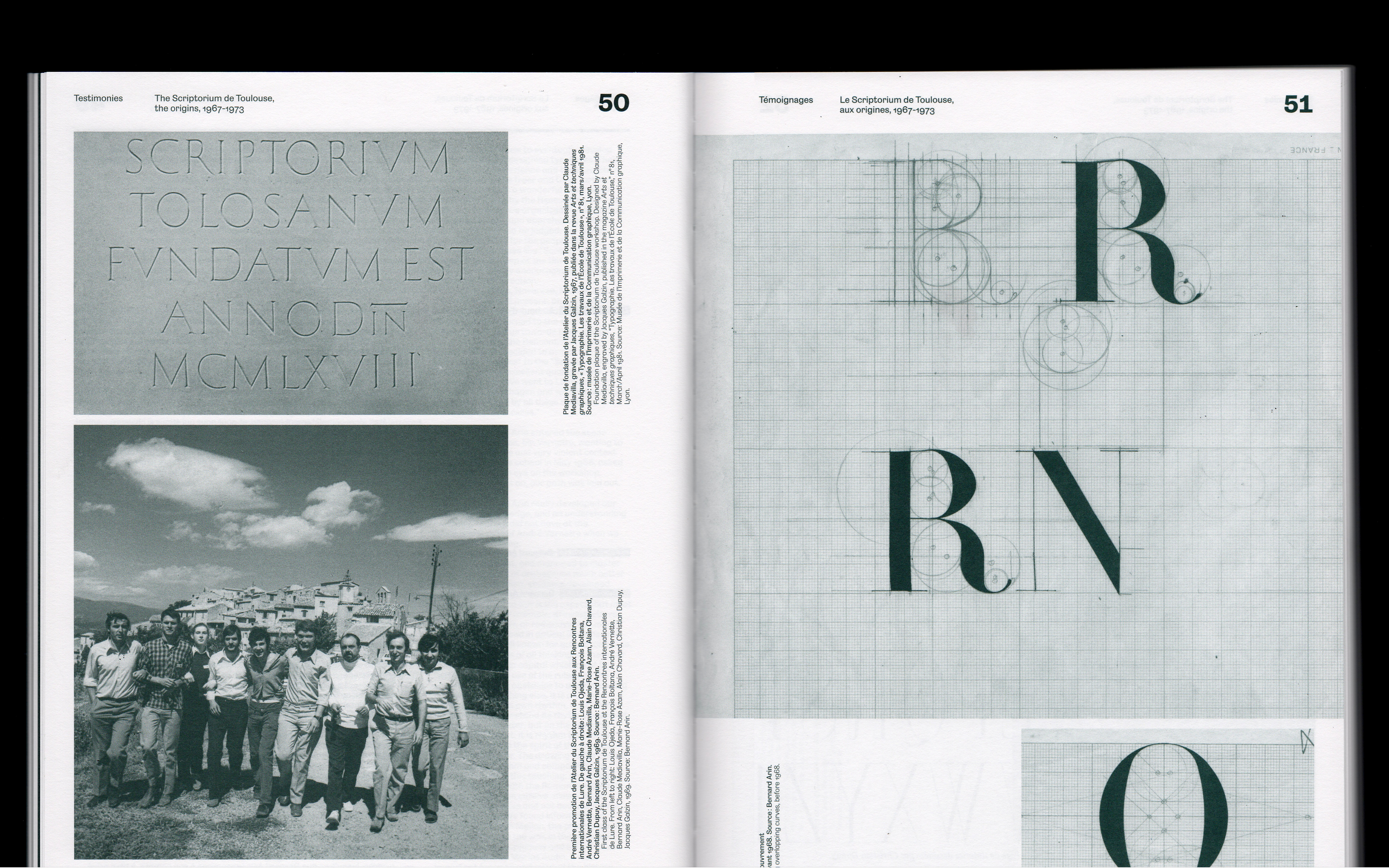 Dossier Scriptorium de Toulouse, double spread pages